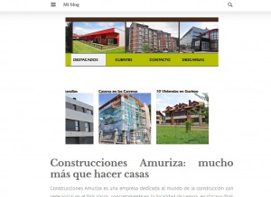 Construcciones Amuriza WordPress